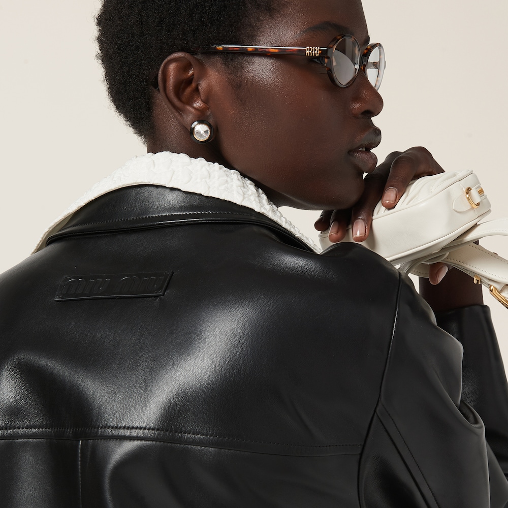 Nappa leather jacket