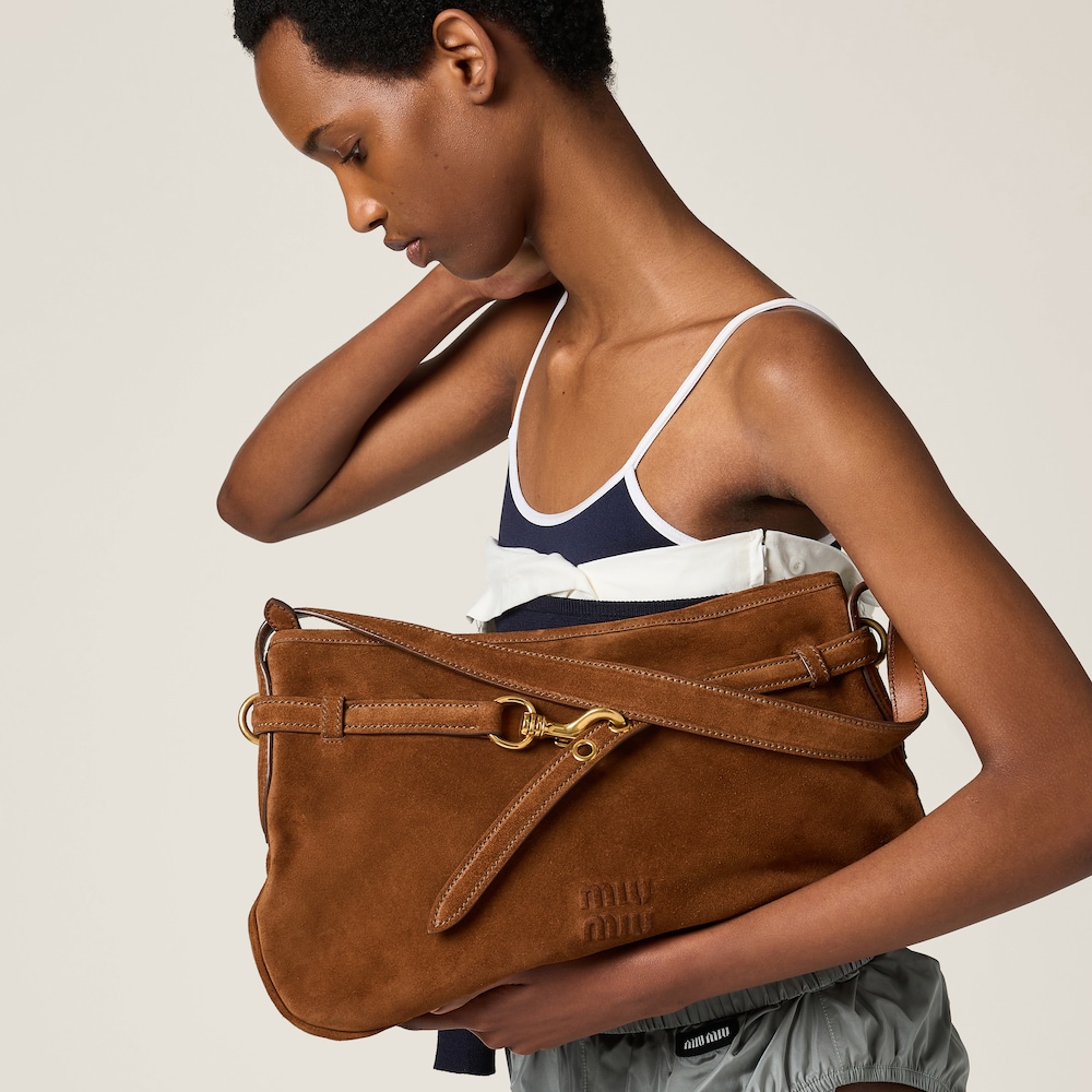 Aventure suede bag