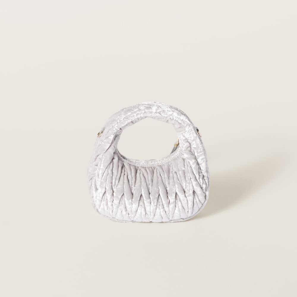 Wander velvet hobo mini bag