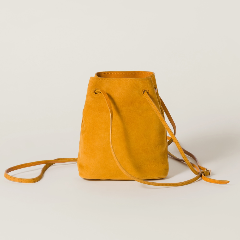 Suede pouch