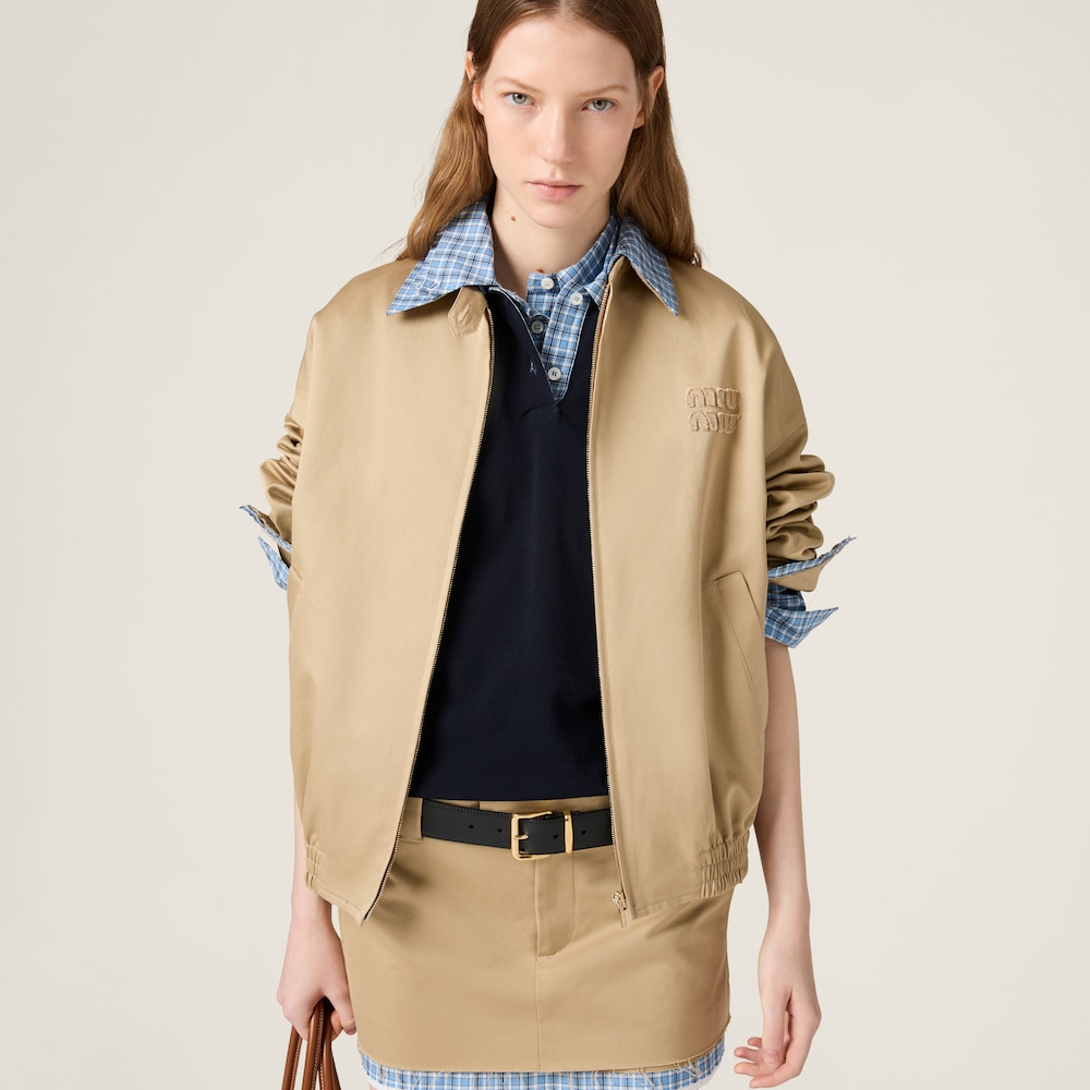 Chino blouson jacket