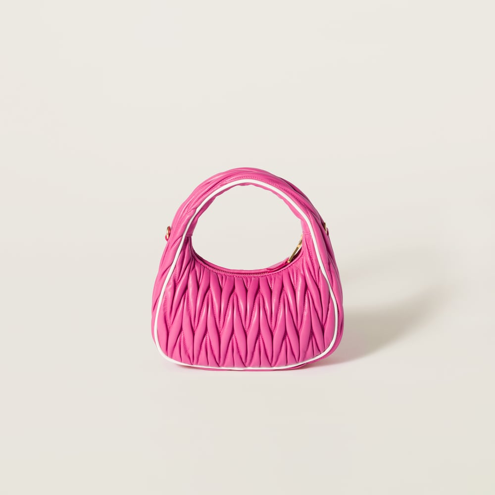 Wander matelassé nappa leather bag
