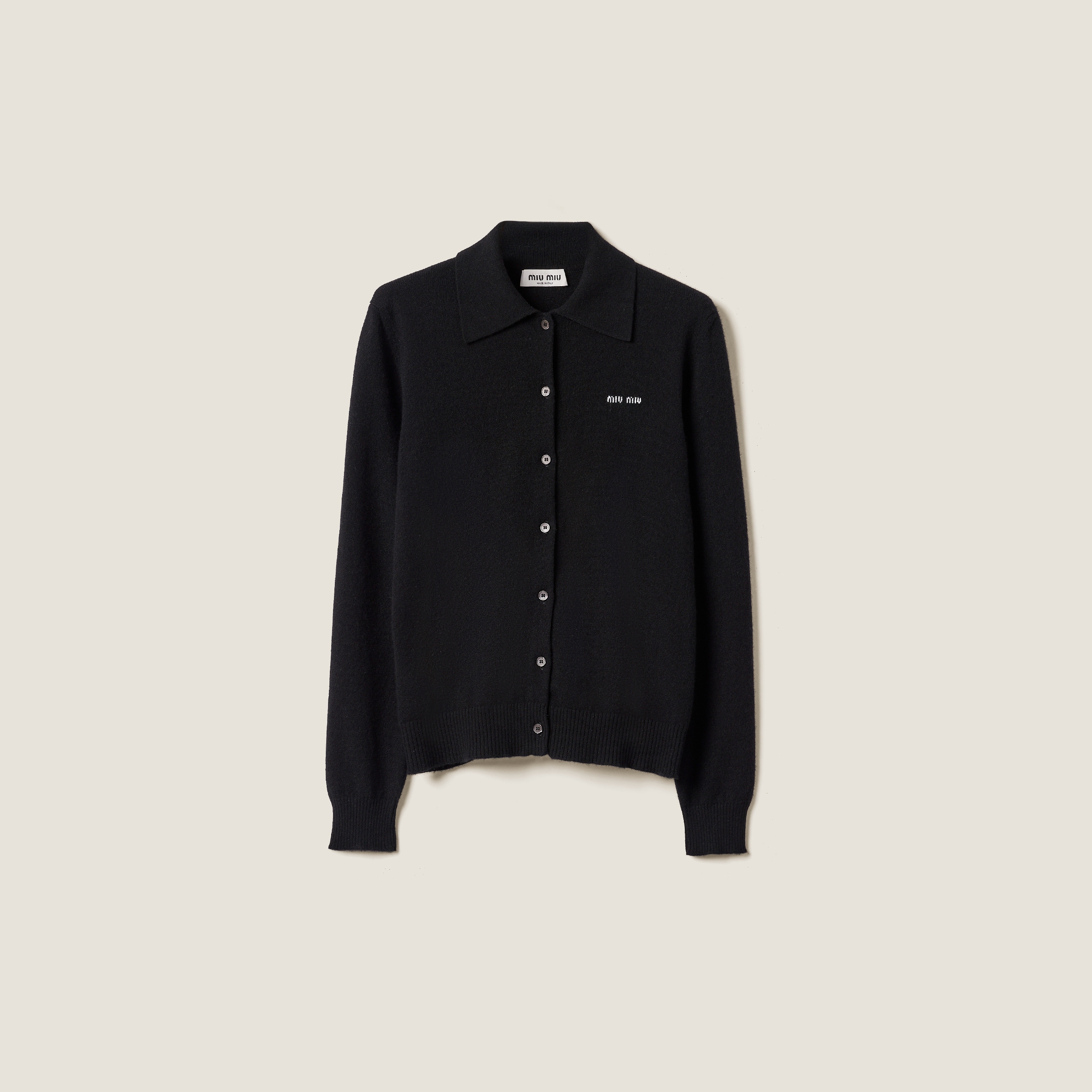 Cashmere knit cardigan