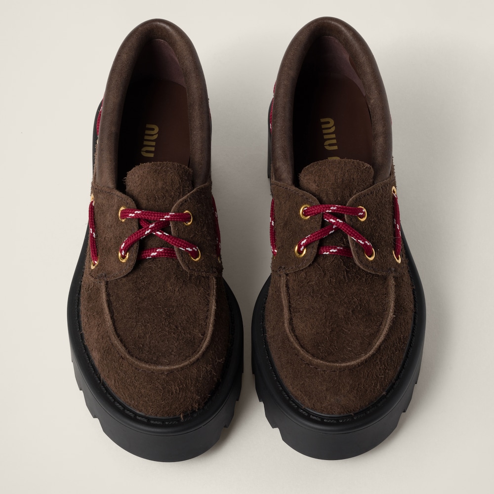 Suede loafers