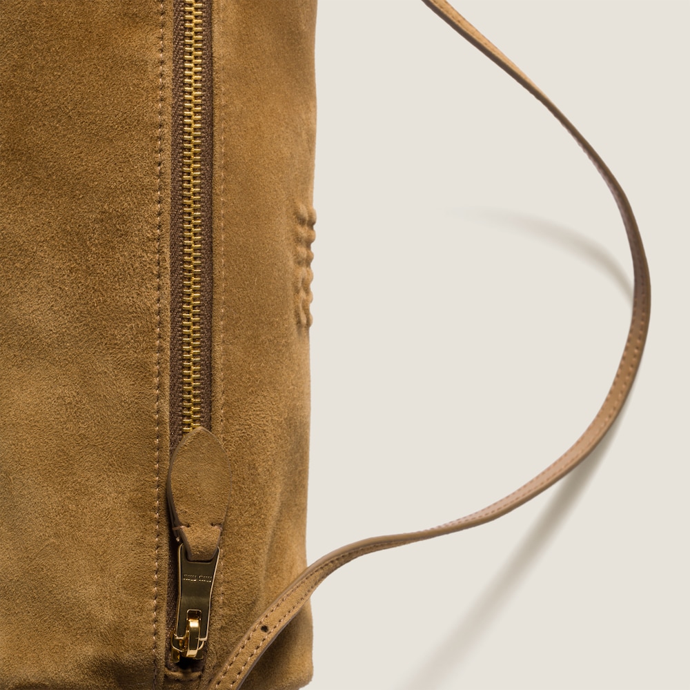 Suede pouch