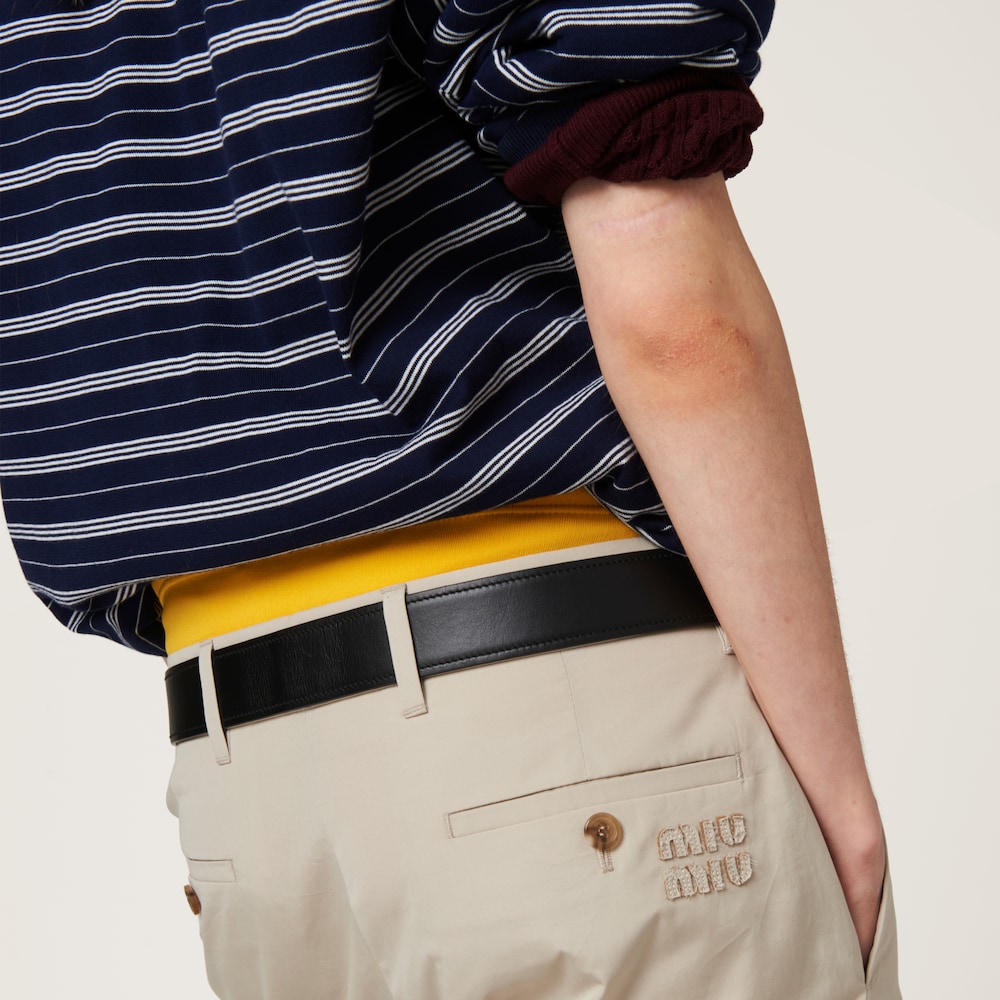 Poplin pants