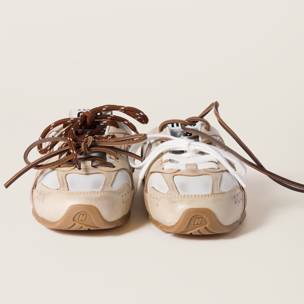 New Balance X Miu Miu 530 SL deco calf leather mules
