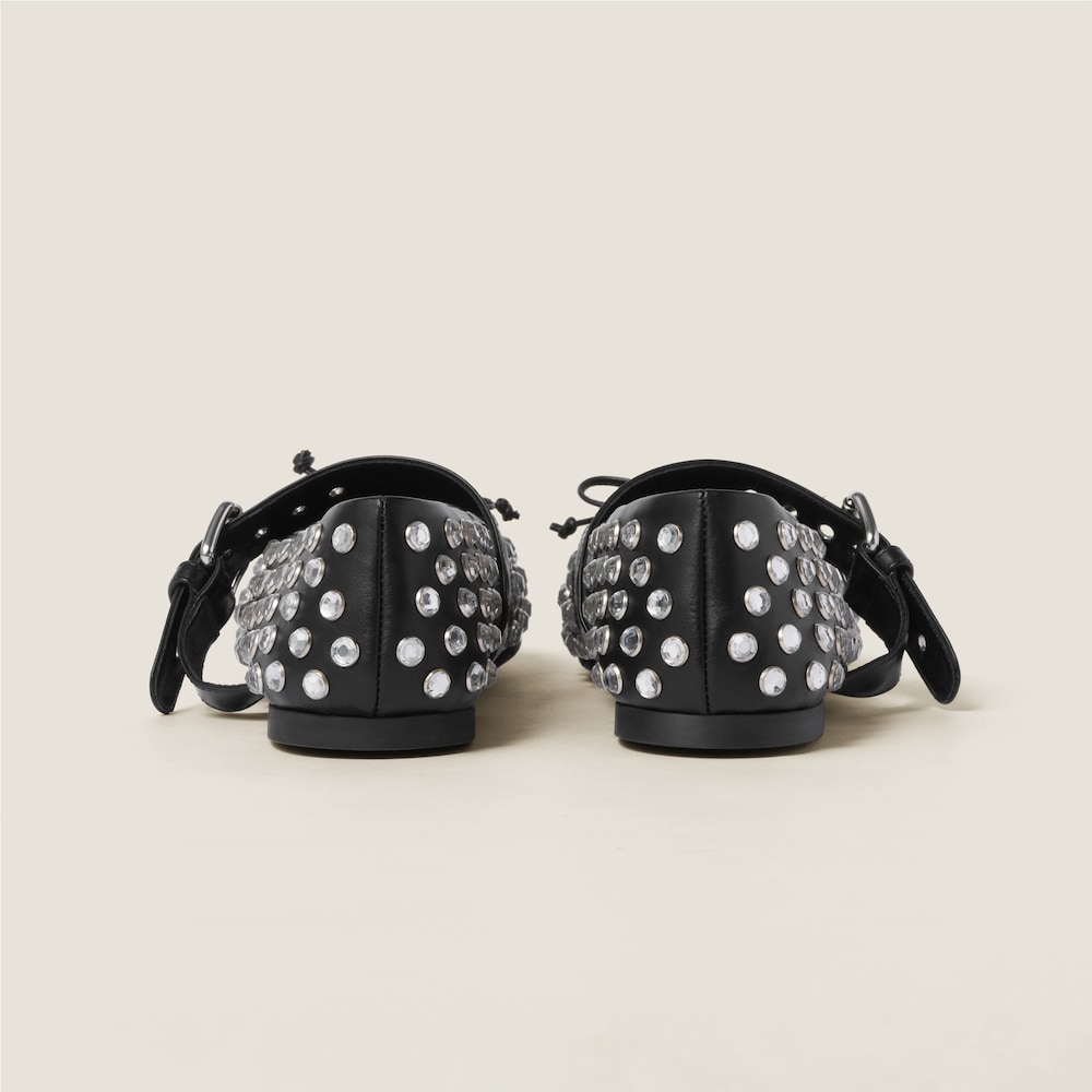 Leather ballerinas