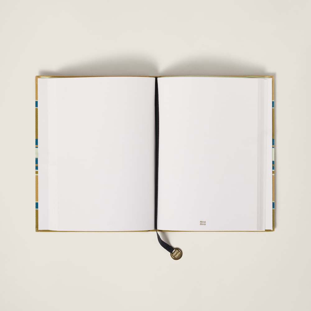 Fabric-covered agenda