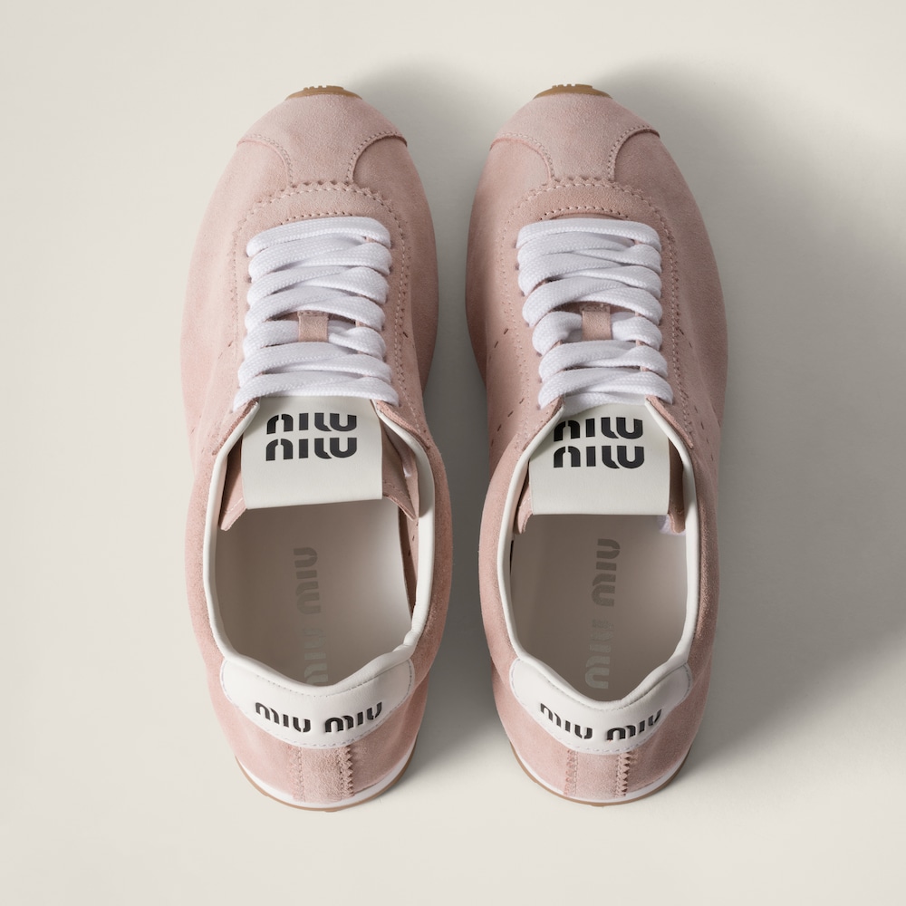 Plume suede sneakers