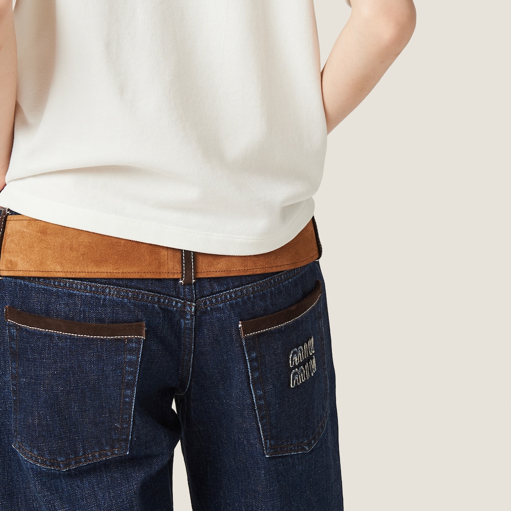 Five-pocket denim jeans
