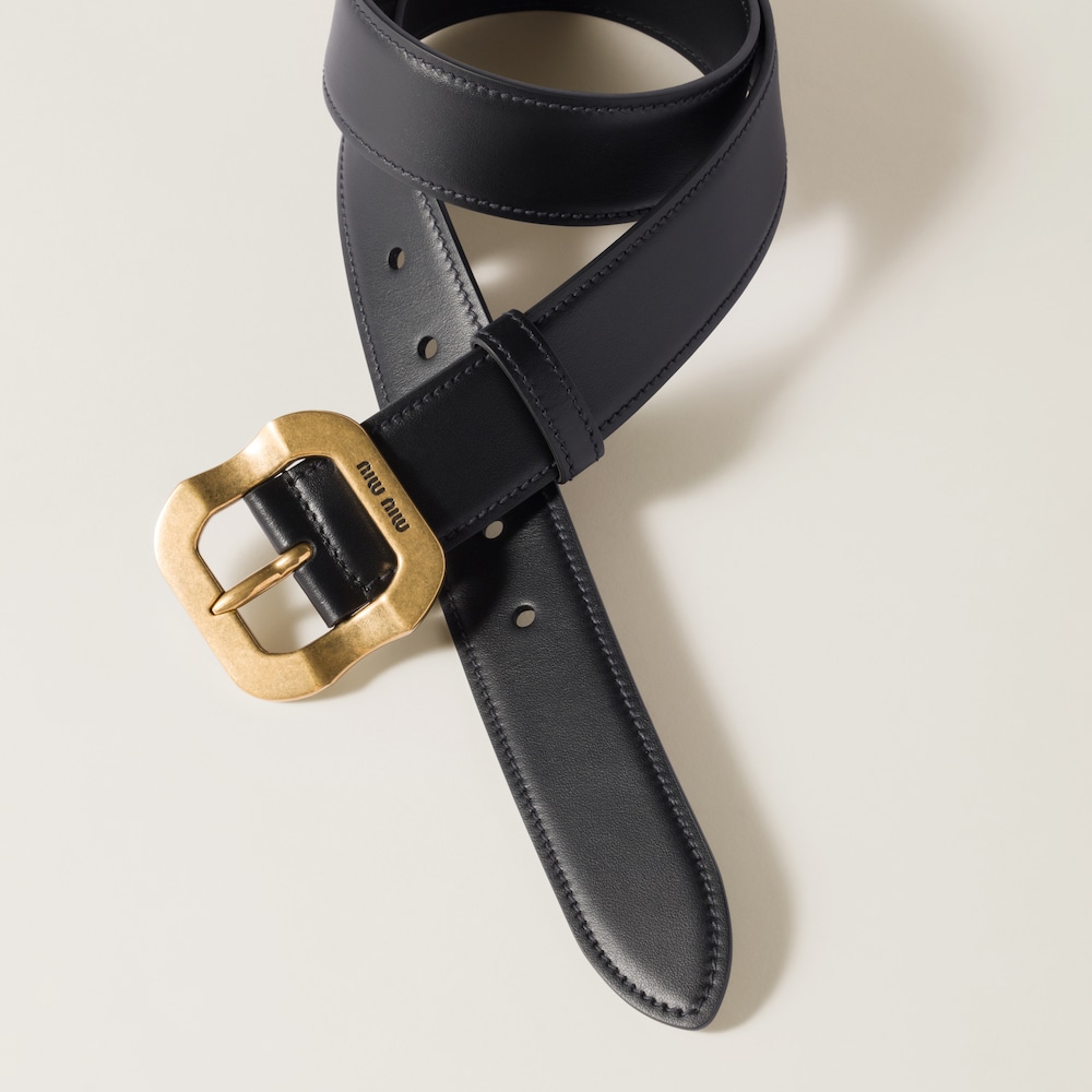 Leather belt