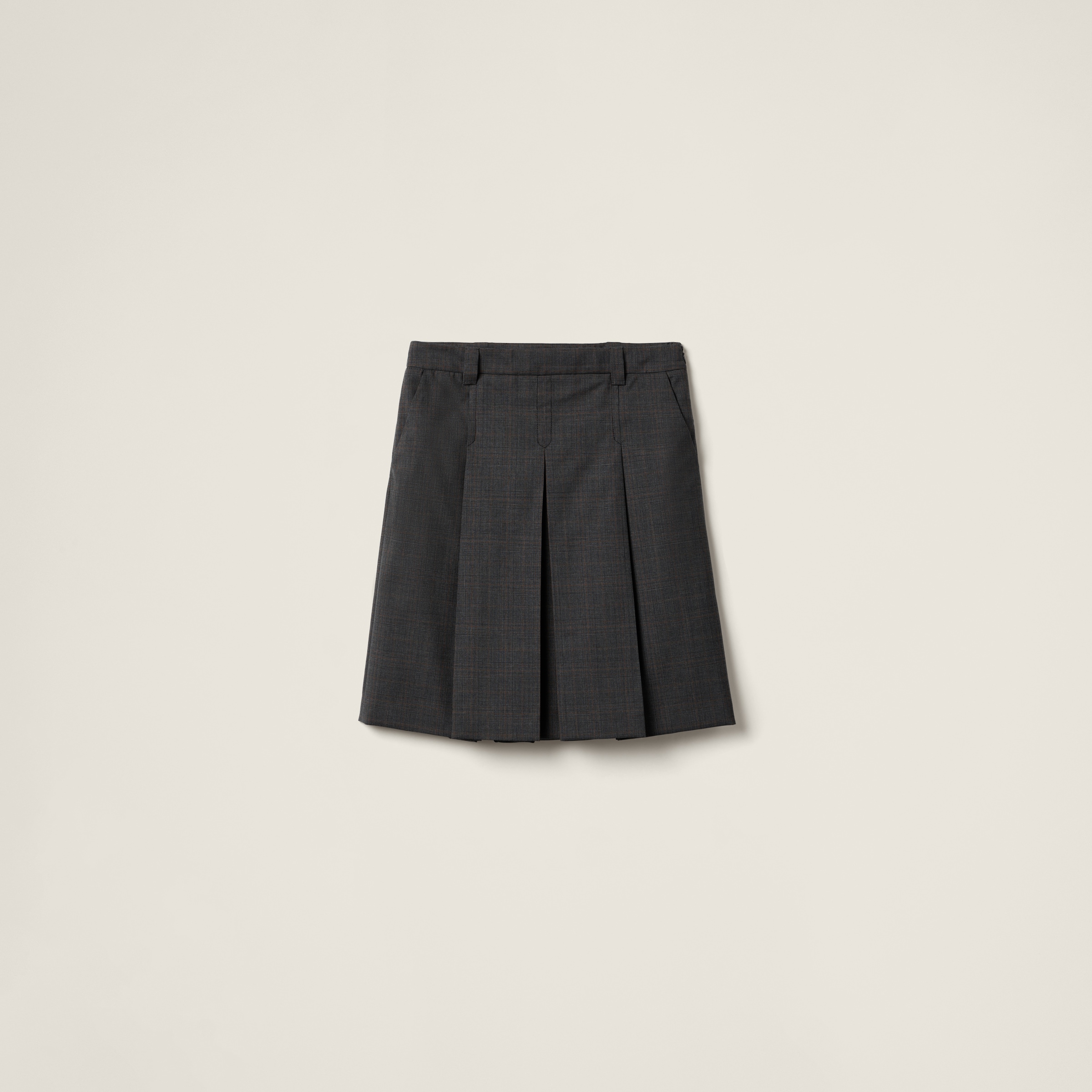 Prince of Wales check skirt