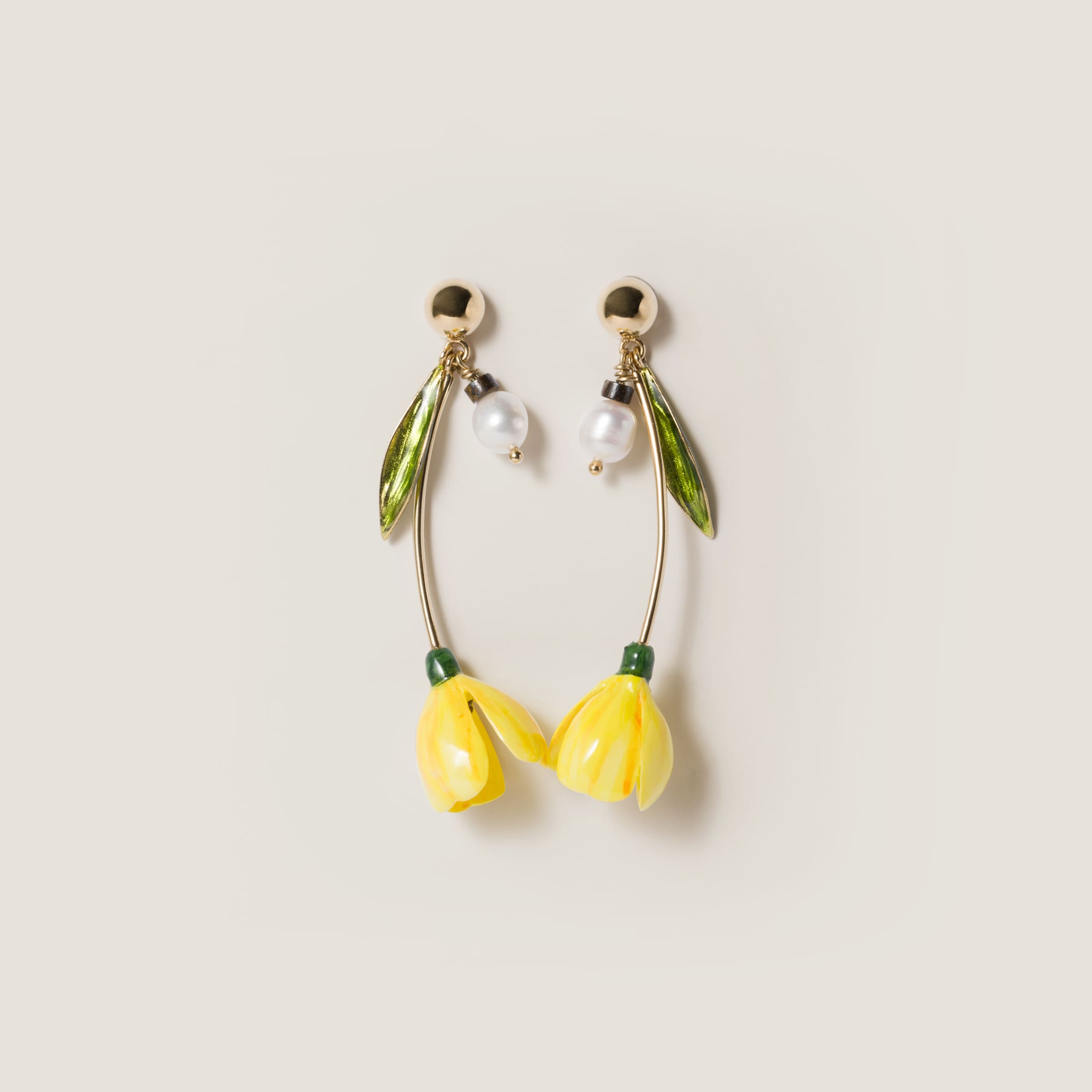 Metal earrings