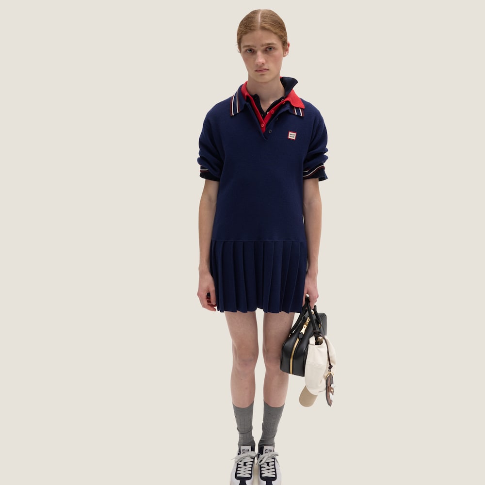 Wool and cashmere polo dress