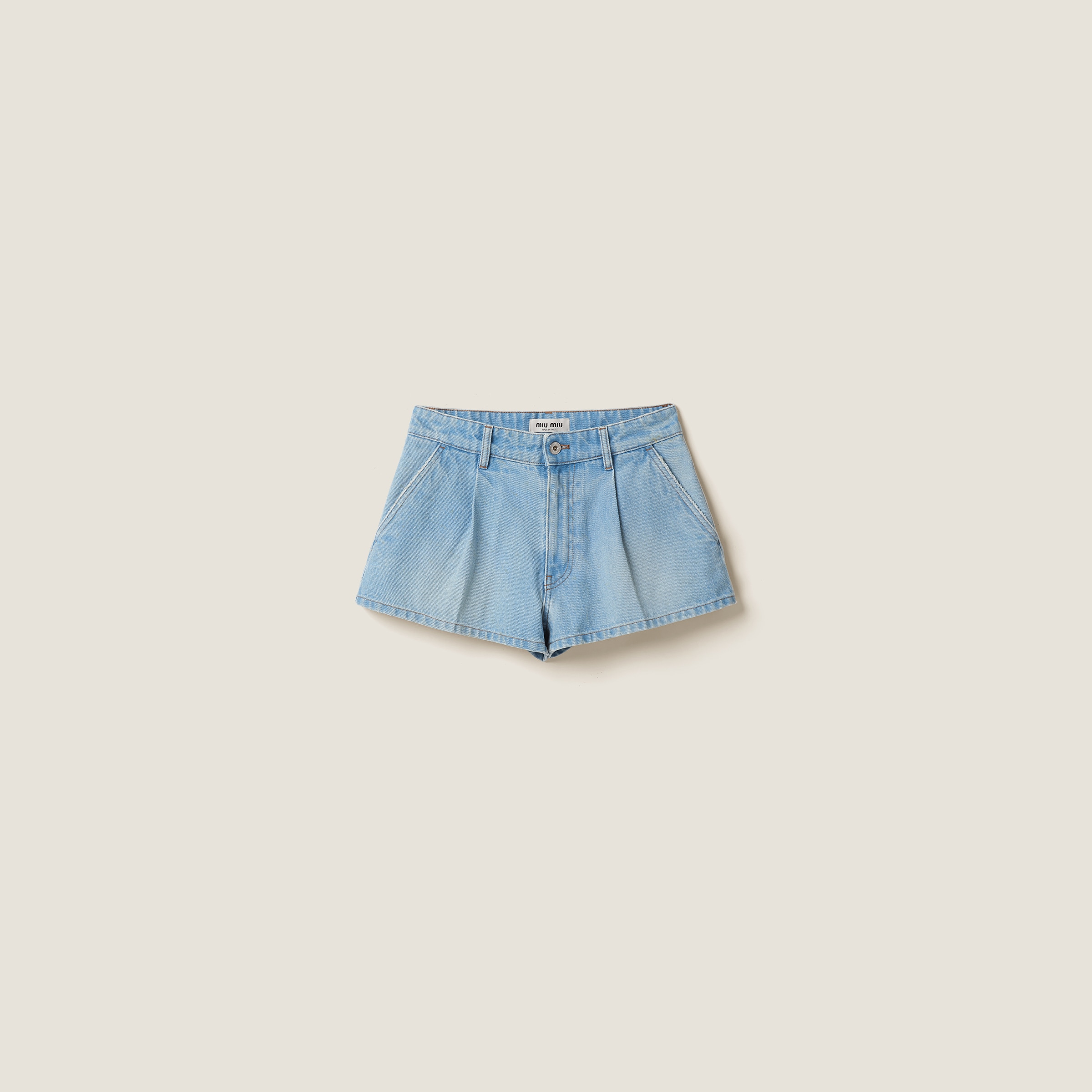 Denim shorts