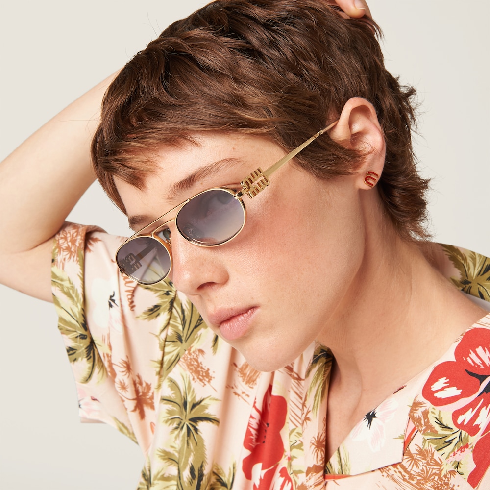 Miu Miu Logo sunglasses