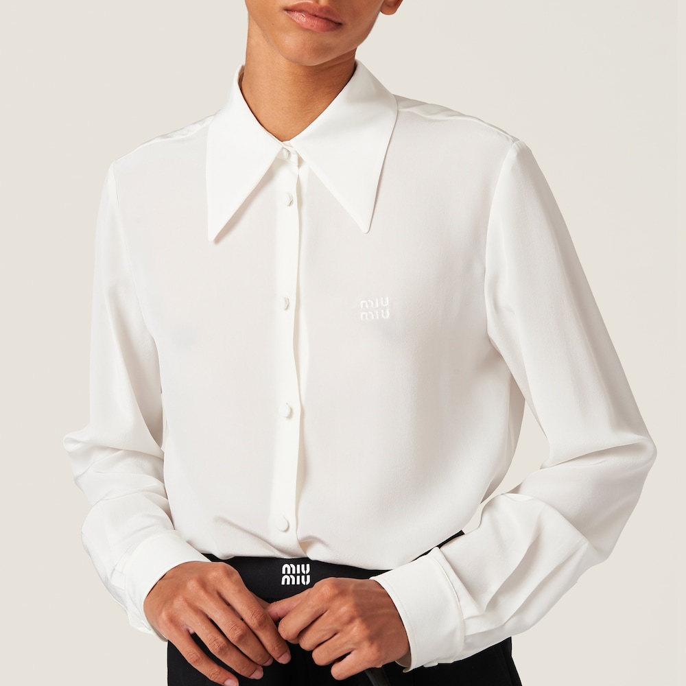 Crepe de chine shirt