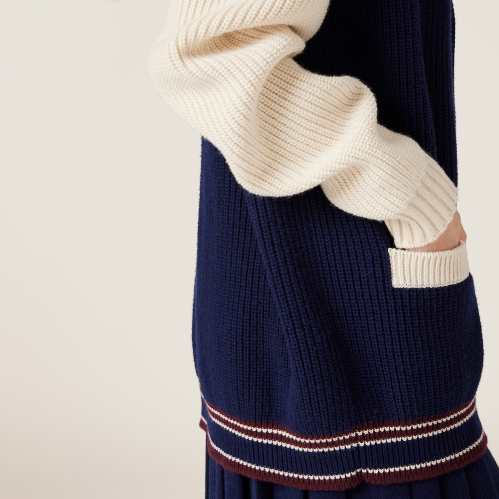 Wool and cashmere cardigan