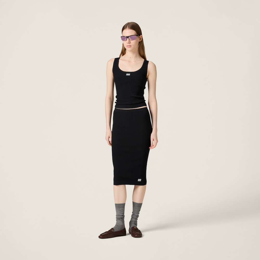 Viscose skirt