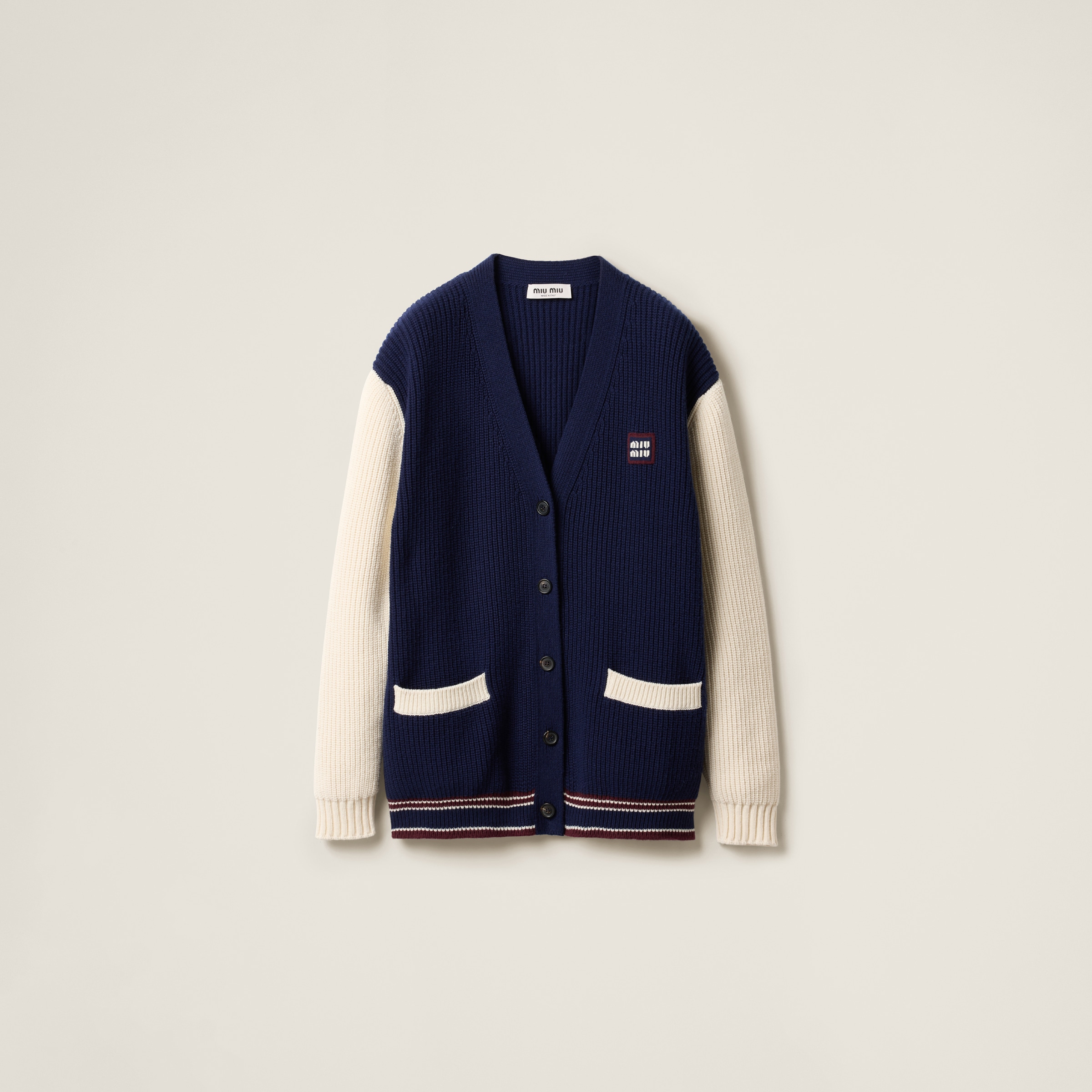 Wool and cashmere cardigan