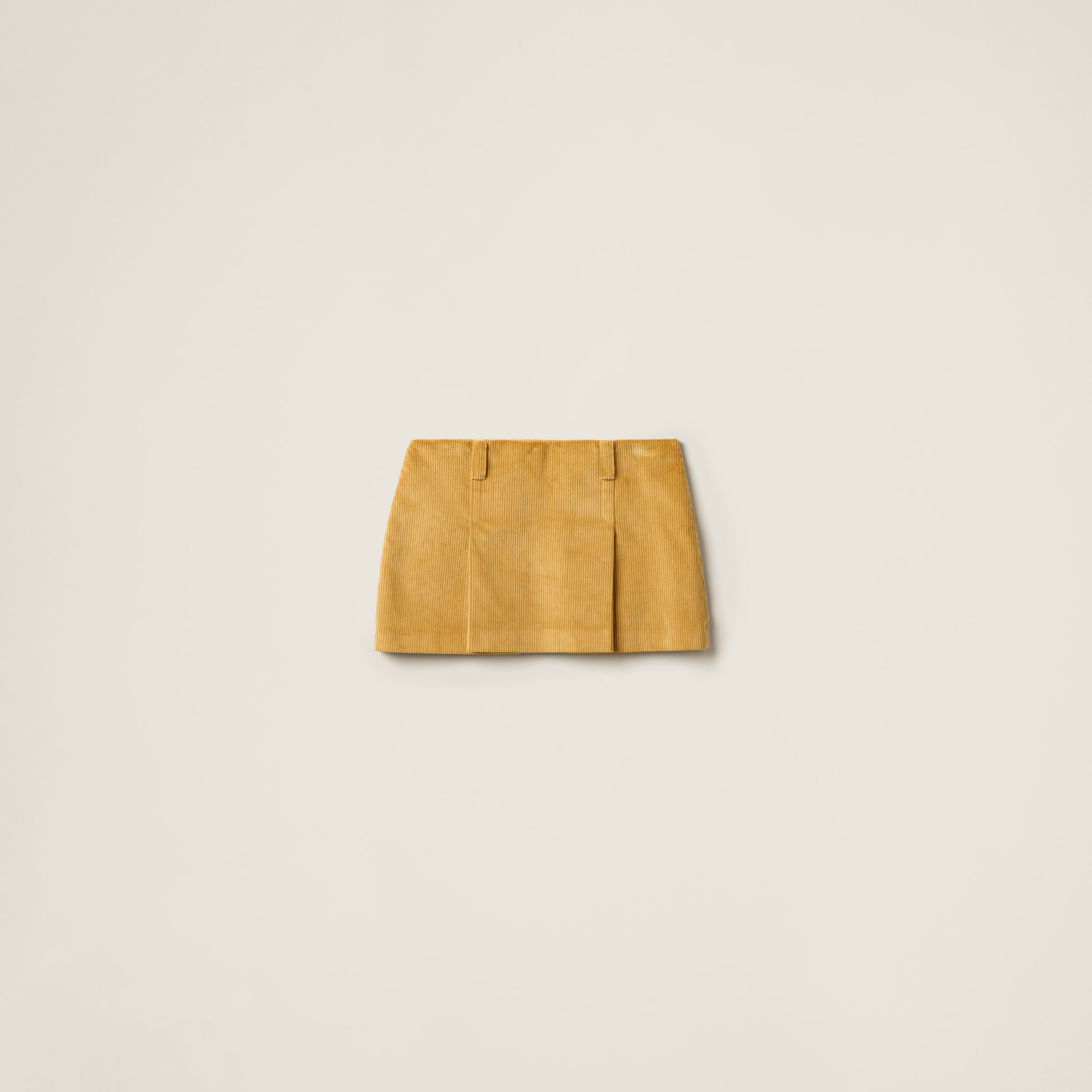 Corduroy miniskirt