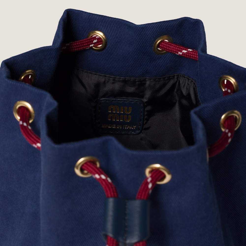 Gabardine pouch
