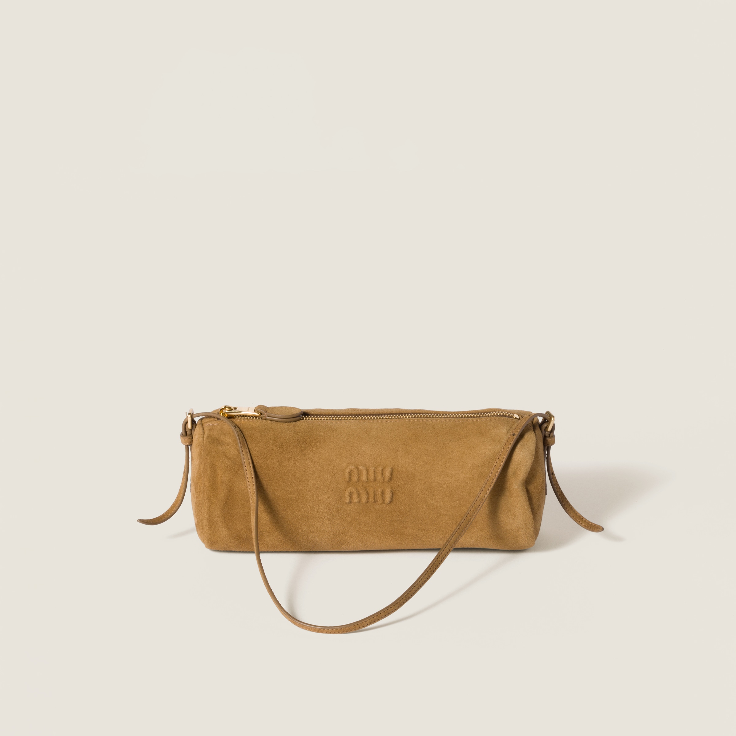 Suede pouch