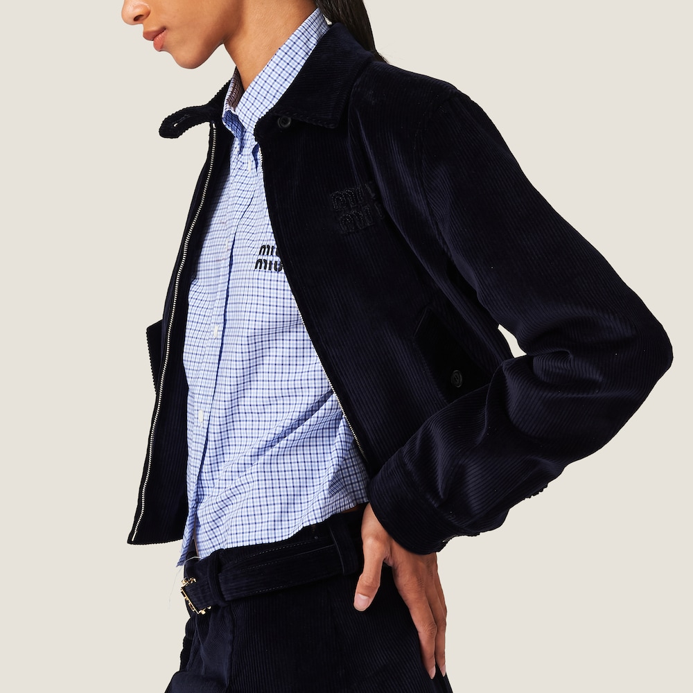 Checked poplin shirt
