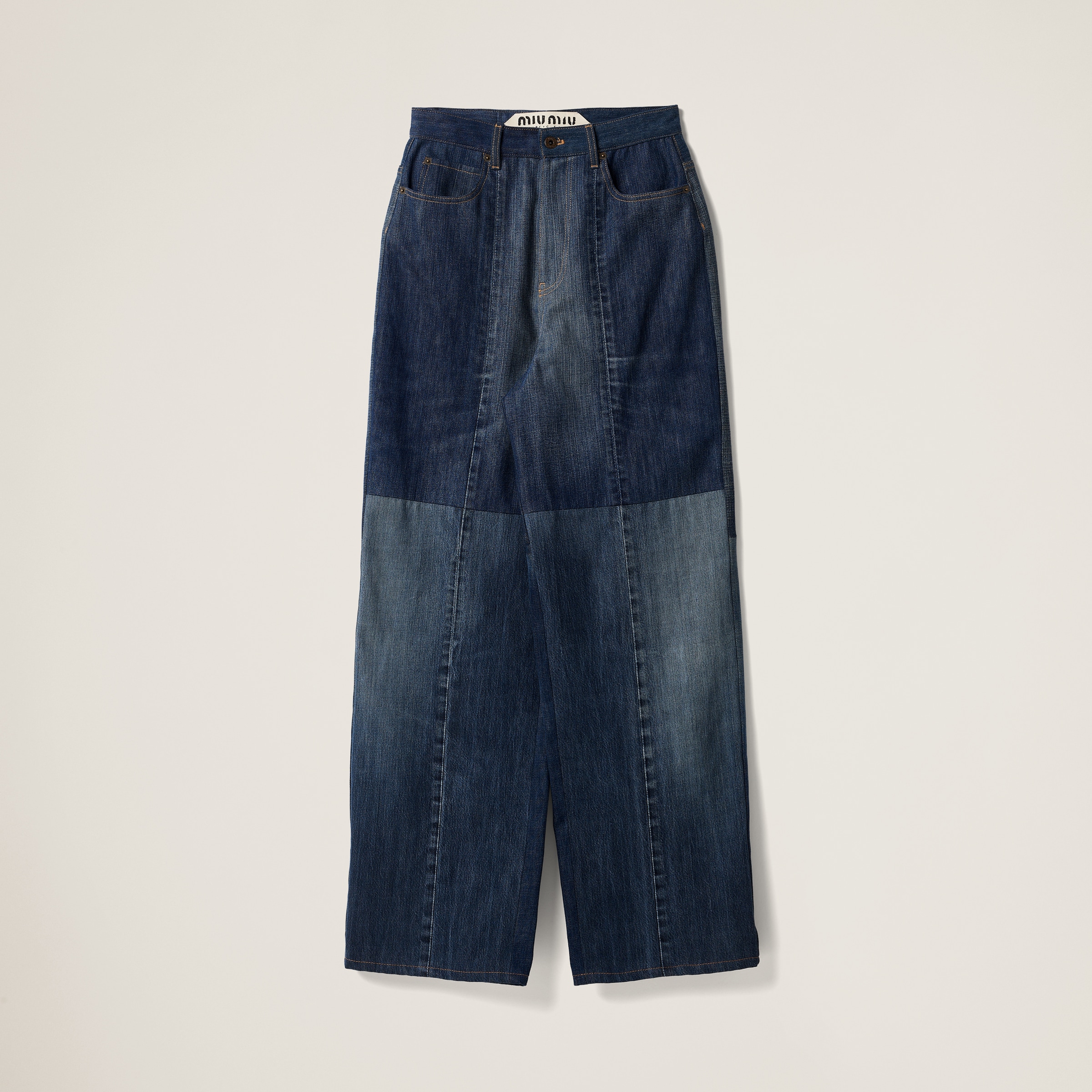 Five-pocket denim jeans