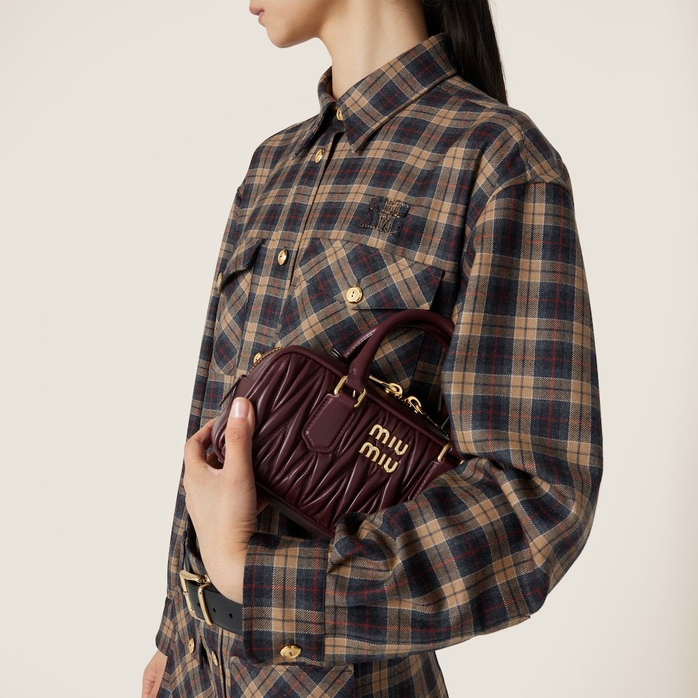 Wool tartan shirt