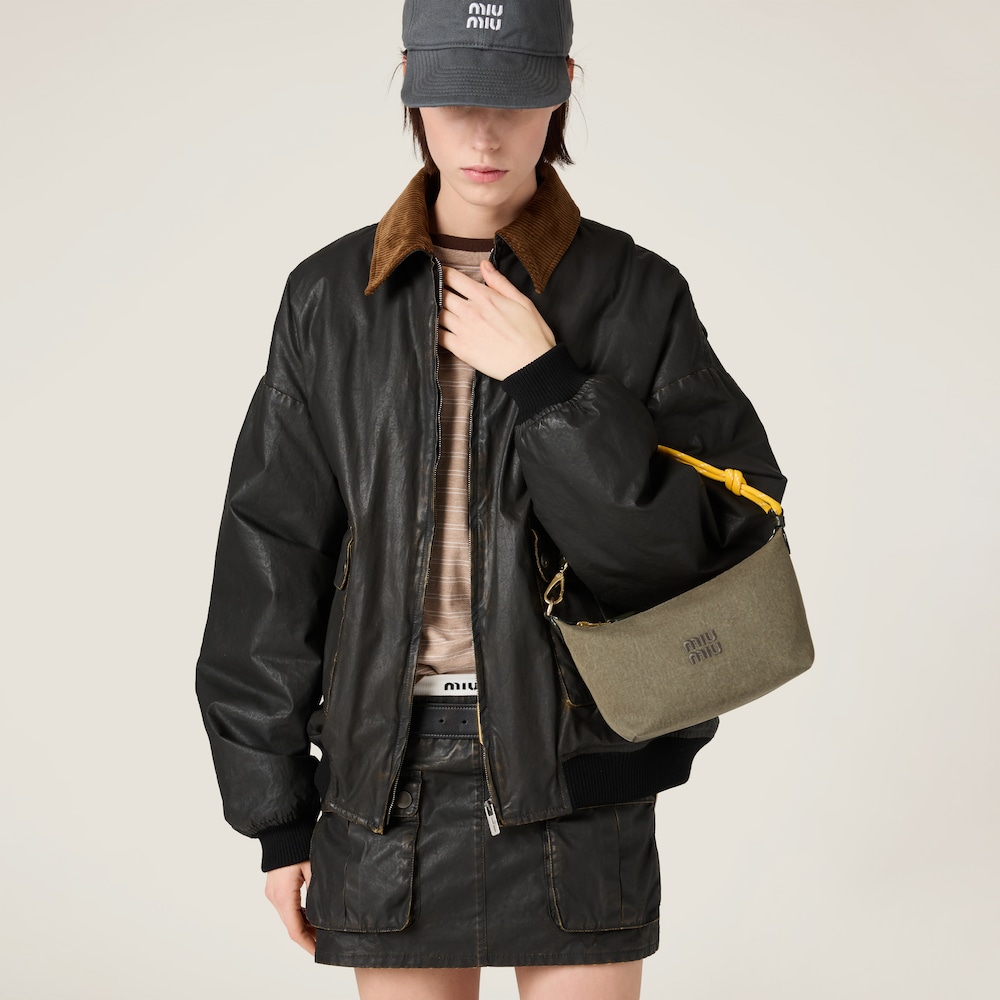 Gabardine pouch