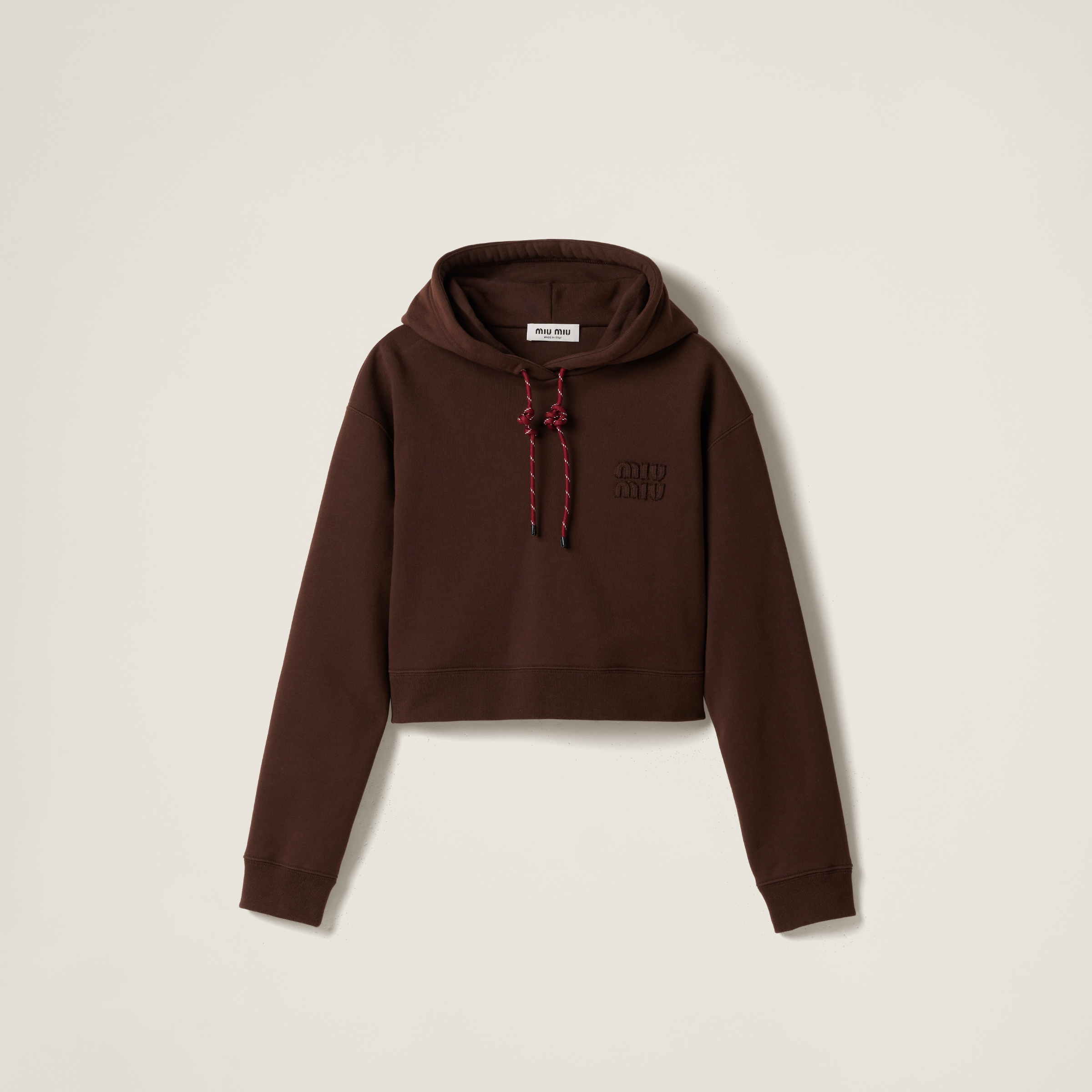 Cotton fleece hoodie