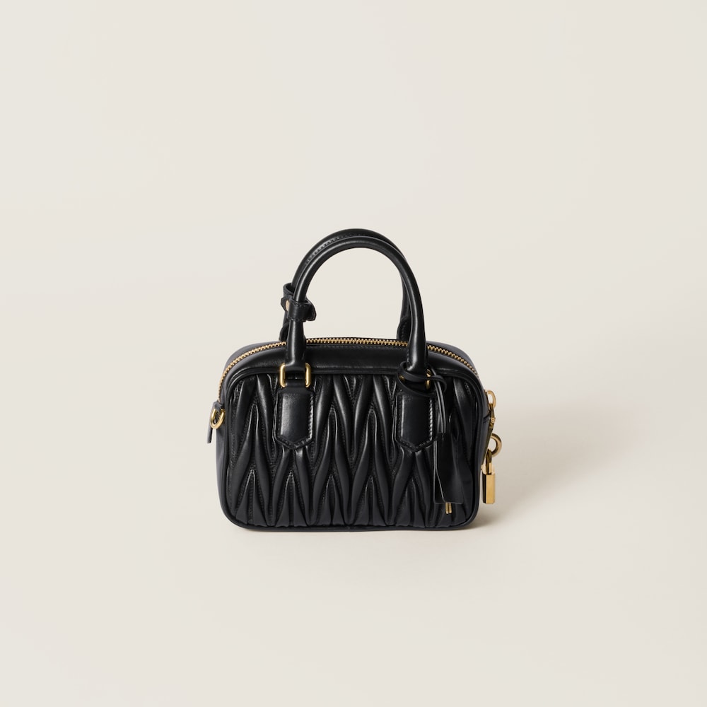Arcadie Matelassé nappa leather bag