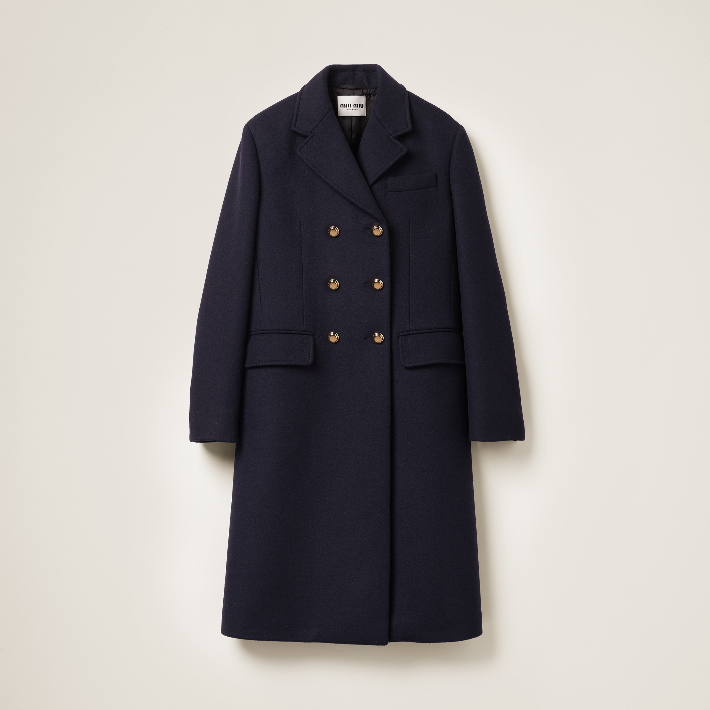 Double-breasted cloth coat