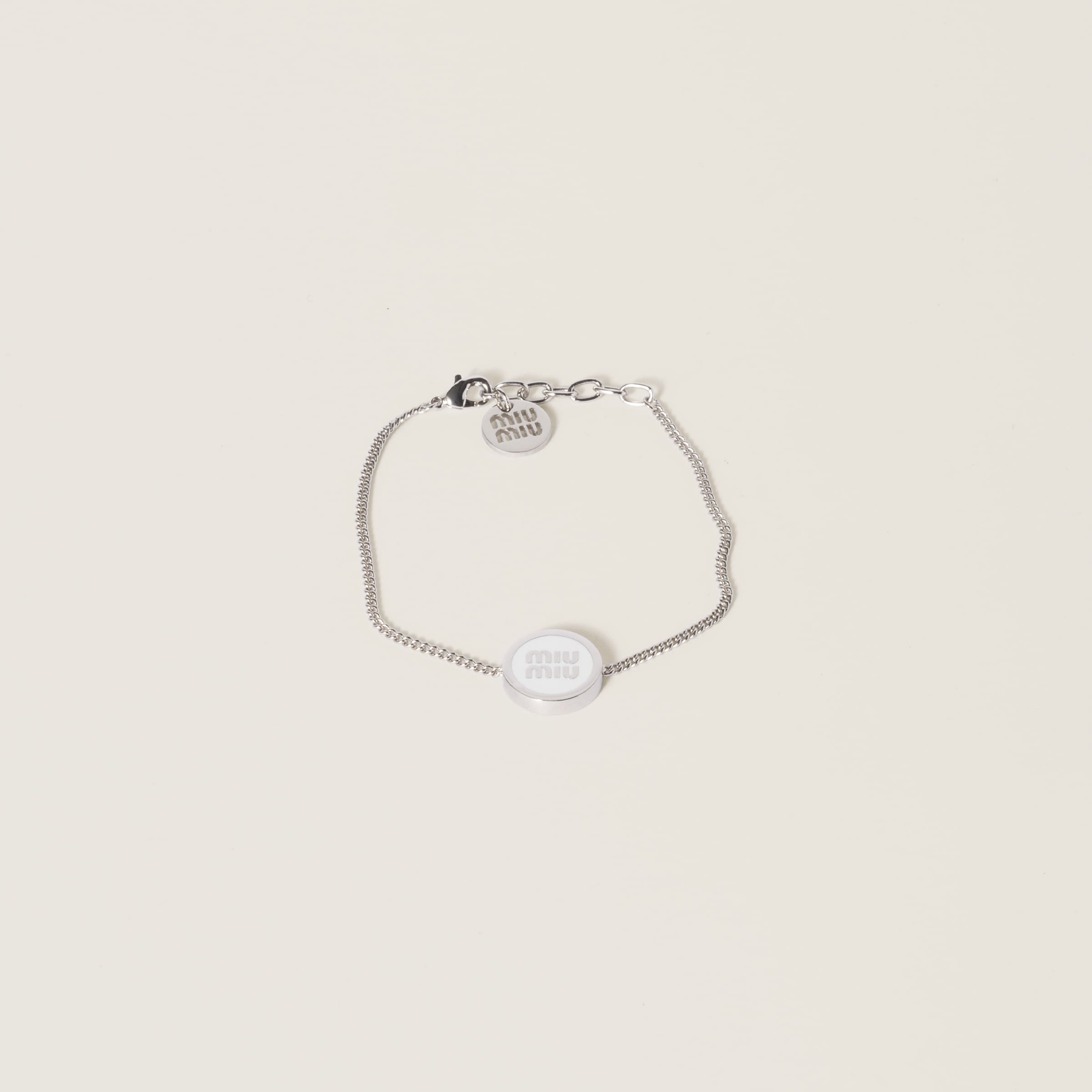 Enameled metal bracelet