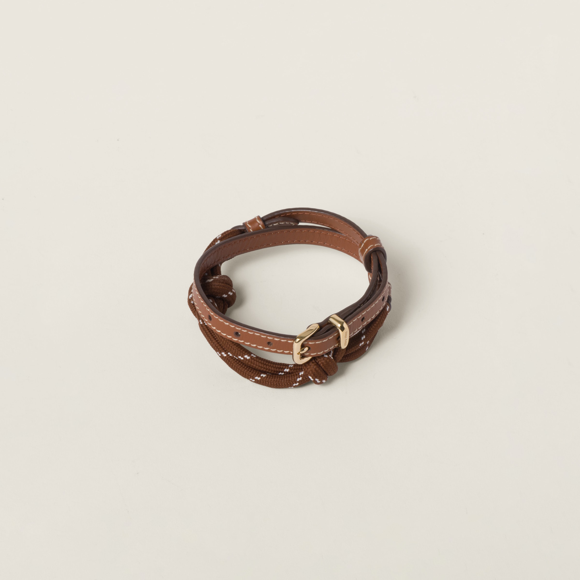Leather anklet