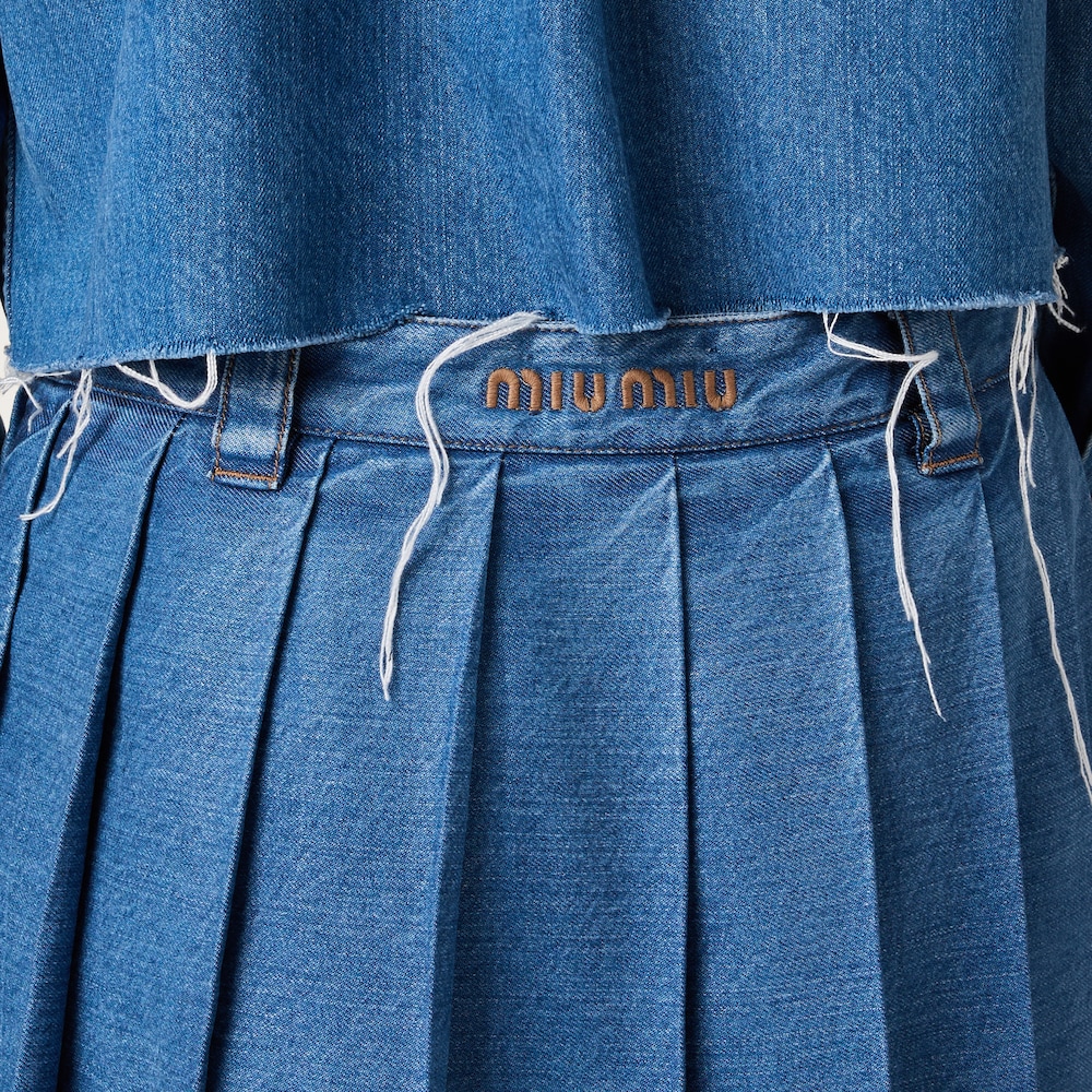 Denim miniskirt