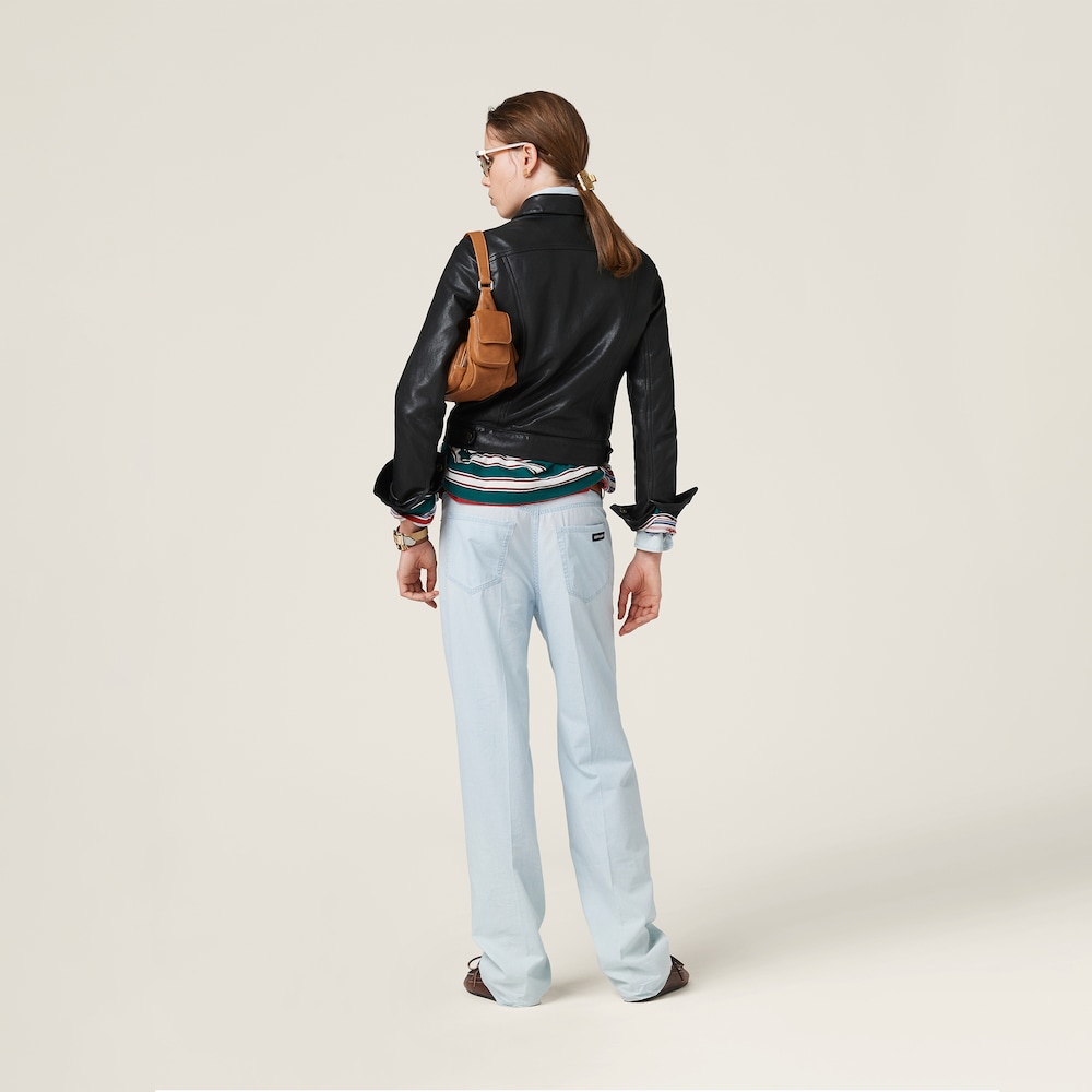 Nappa leather jacket