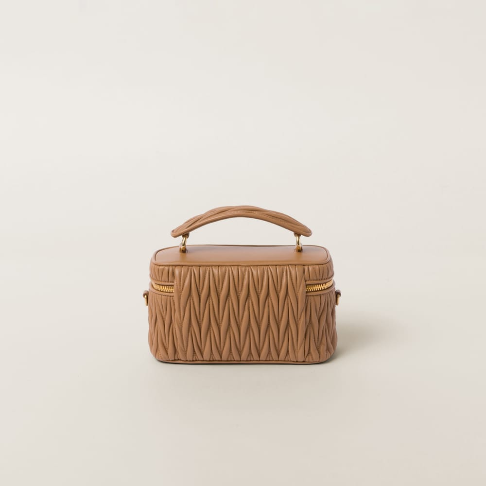 Matelassé nappa leather shoulder bag