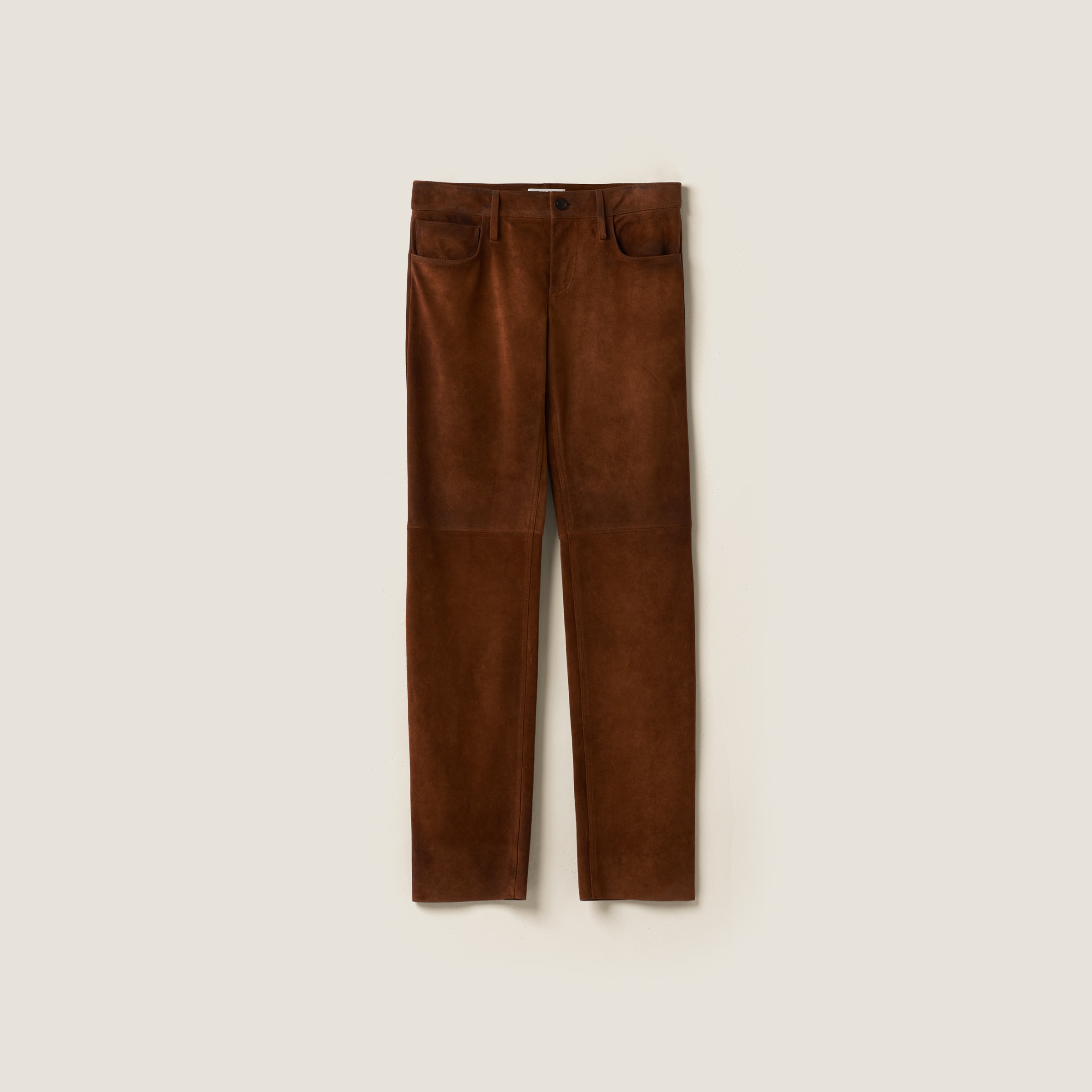 Suede pants