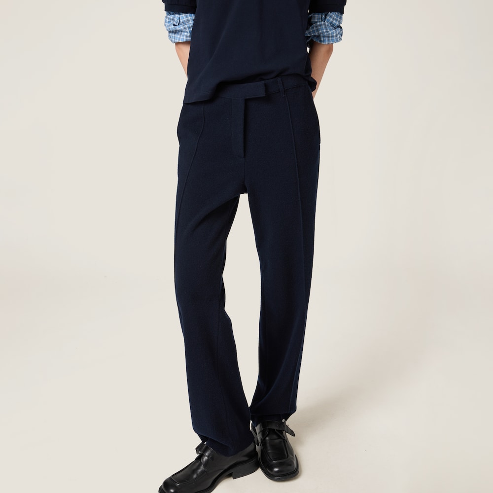 Wool and cashmere pants