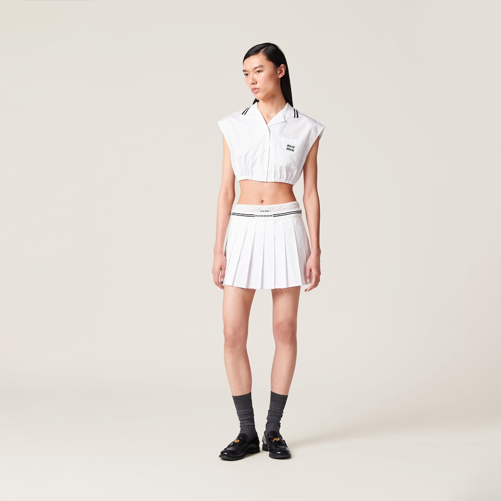 Poplin top