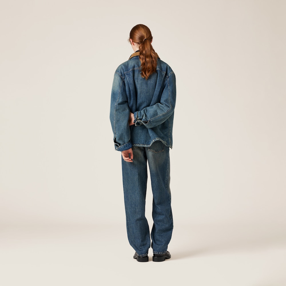 Denim five-pocket jeans