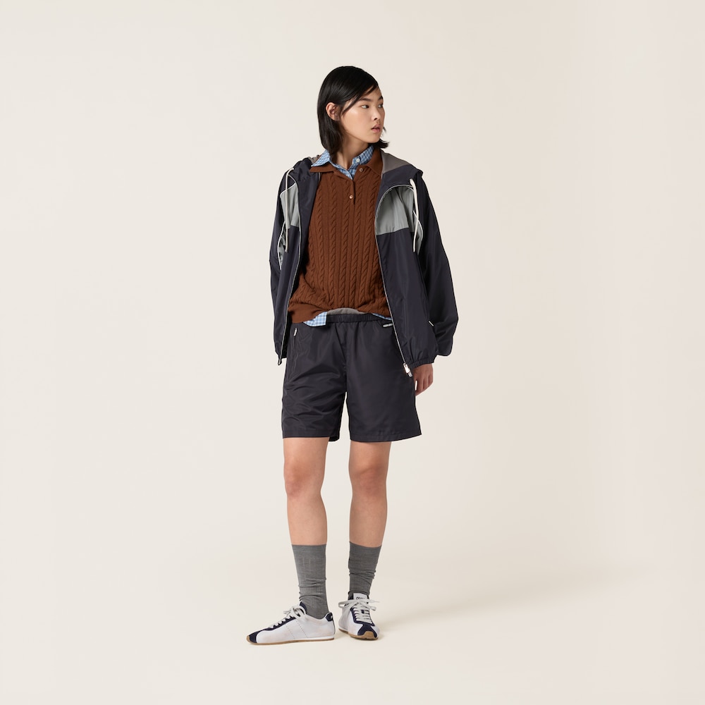 Technical silk Bermudas