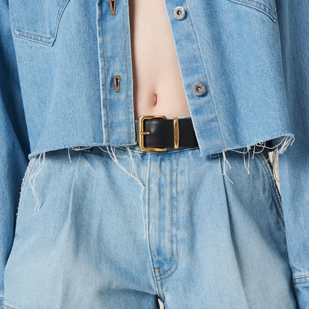 Denim shorts