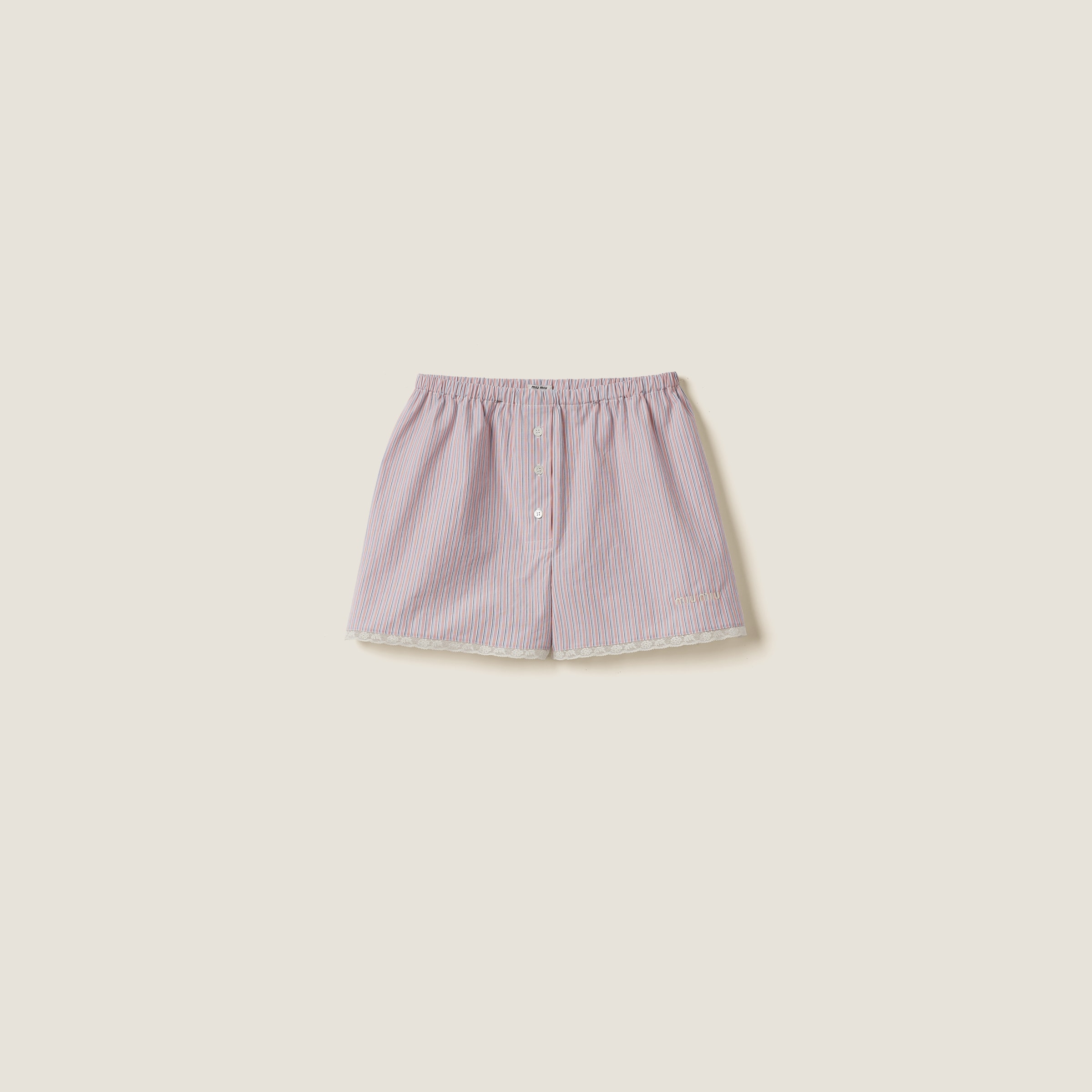 Striped cotton boxers