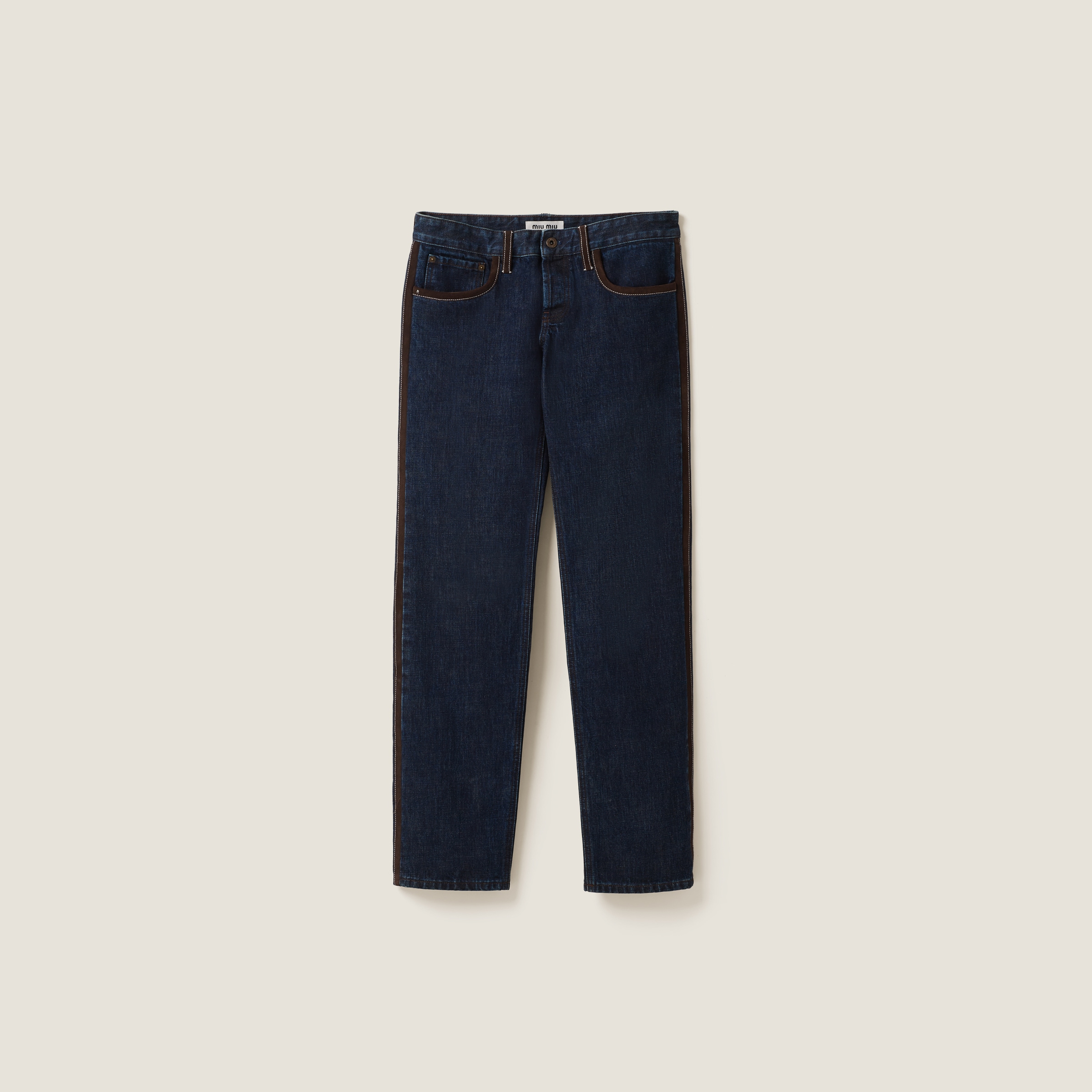 Five-pocket denim jeans