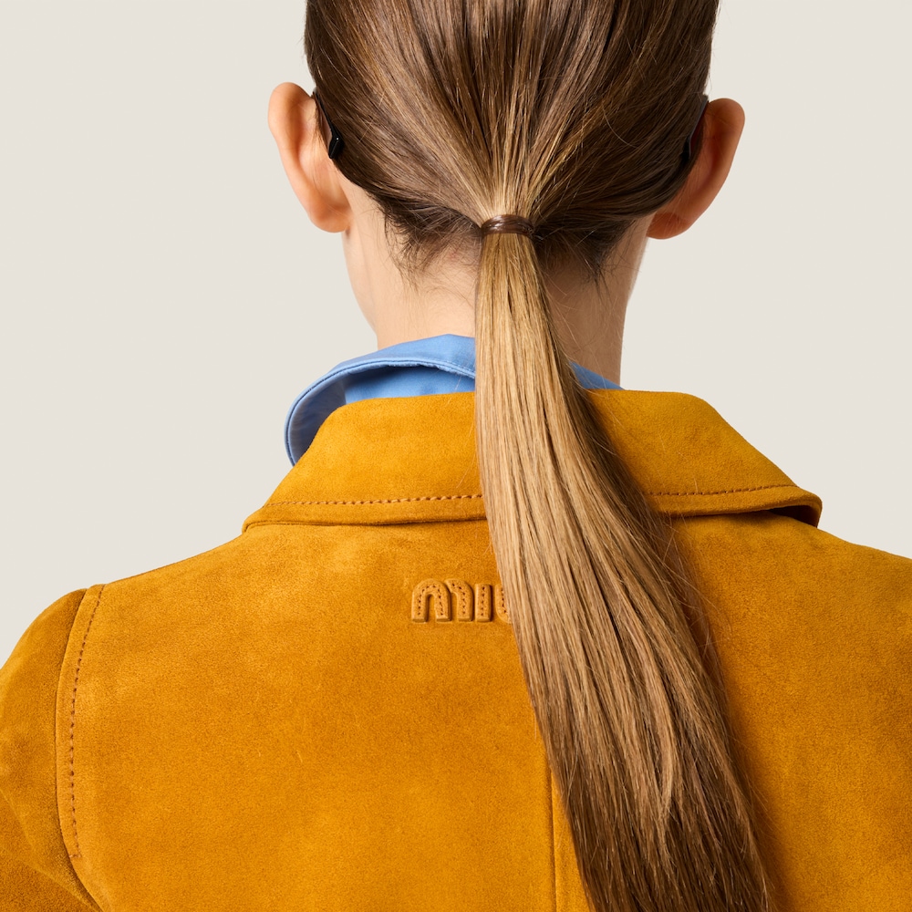 Suede coat
