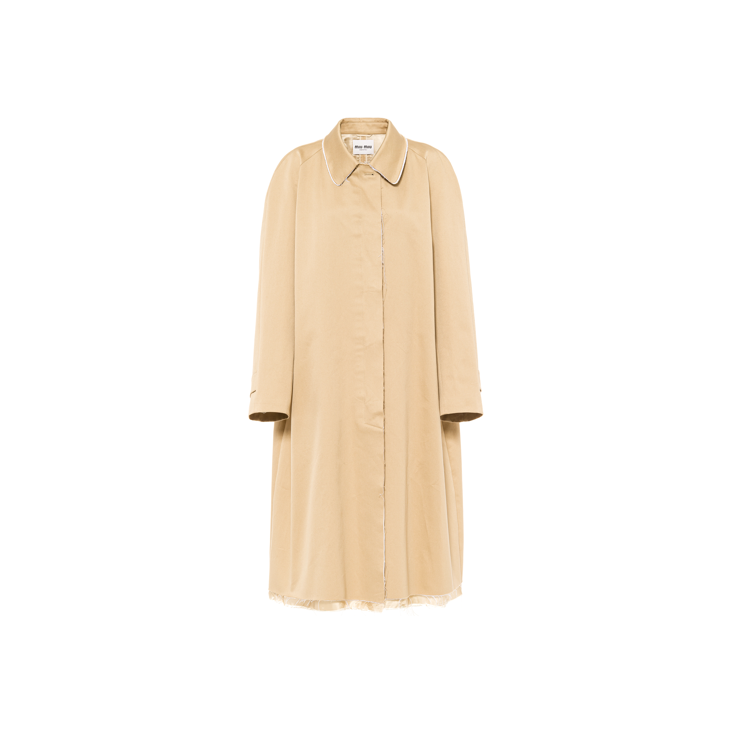 Single-breasted chino coat